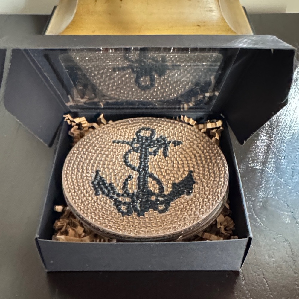 🌊 Handcrafted Nautical Diamond Art Coasters – Acrylic | Set of 4 Gift Ready - Picture 5 of 6